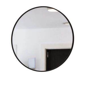 Espejo Redondo Minimal Black Frame