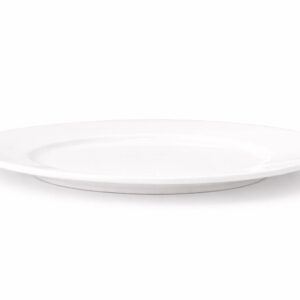 Plato llano grande de porcelana